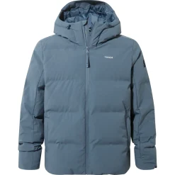 Davos Mens Shower Resistant Insulated Ski Jacket - Fjord Blue