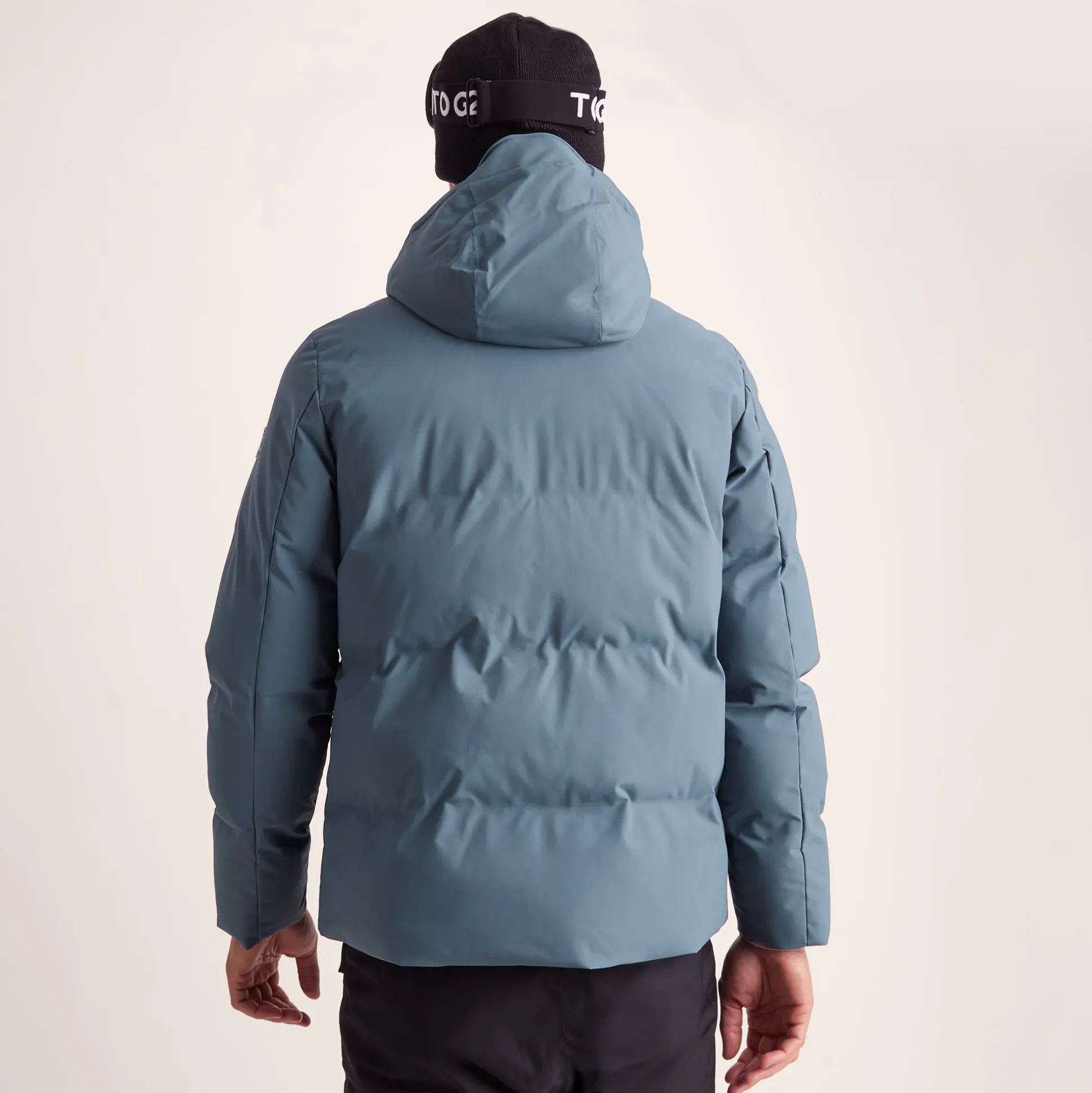 Davos Mens Shower Resistant Insulated Ski Jacket - Fjord Blue