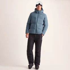 Davos Mens Shower Resistant Insulated Ski Jacket - Fjord Blue