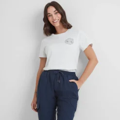 District Womens 100% Cotton Supersoft T-Shirt - Ice Grey Marl