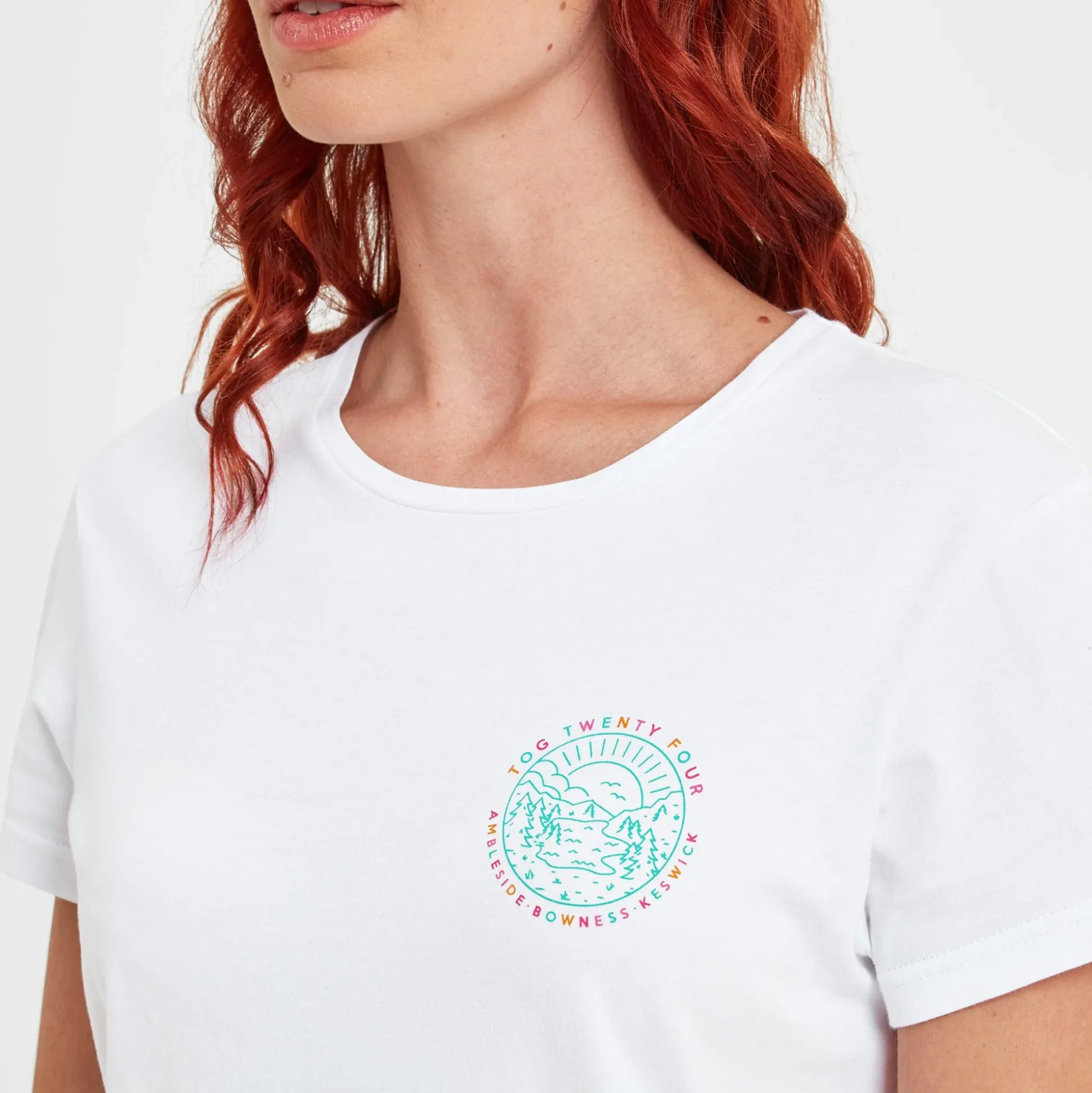 District Womens 100% Cotton Supersoft T-Shirt - Optic White