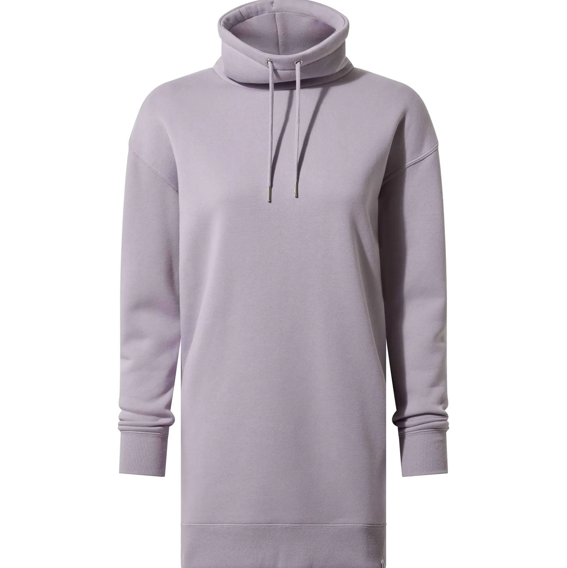 Drakeford Womens Supersoft Longline Sweat - Lavender Grey