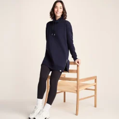Drakeford Womens Supersoft Longline Sweat - Oxford Blue