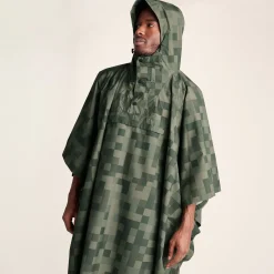Drench Unisex Waterproof Poncho - Forage Green Pixel Print