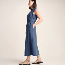 Ebony Womens Supersoft Dress - Smokey Blue