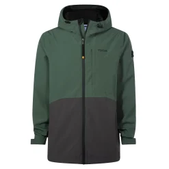 Ellon Mens Waterproof Jacket - Deep Slate/Light Forest
