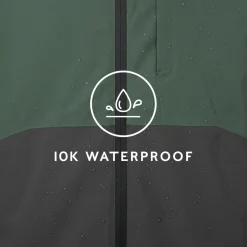 Ellon Mens Waterproof Jacket - Deep Slate/Light Forest