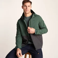 Ellon Mens Waterproof Jacket - Deep Slate/Light Forest