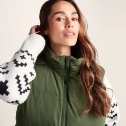 Elyna Womens Shower Resistant Insulated Gilet - Dark Green