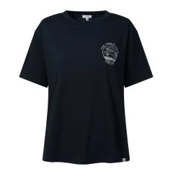 Emerald Isle Womens 100% Cotton Relaxed Fit T-Shirt - Dark Indigo