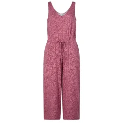 Emmie Womens Supersoft Jumpsuit - Black Raspberry Wiggle Print
