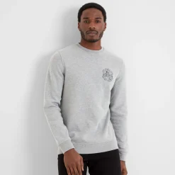 Esk Mens Supersoft Sweatshirt - Mid Grey Marl