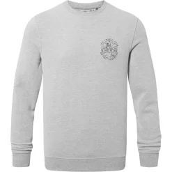 Esk Mens Supersoft Sweatshirt - Mid Grey Marl