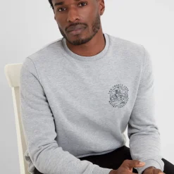 Esk Mens Supersoft Sweatshirt - Mid Grey Marl