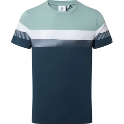 Farndon Mens T-Shirt - Light Sky/Inky Blue
