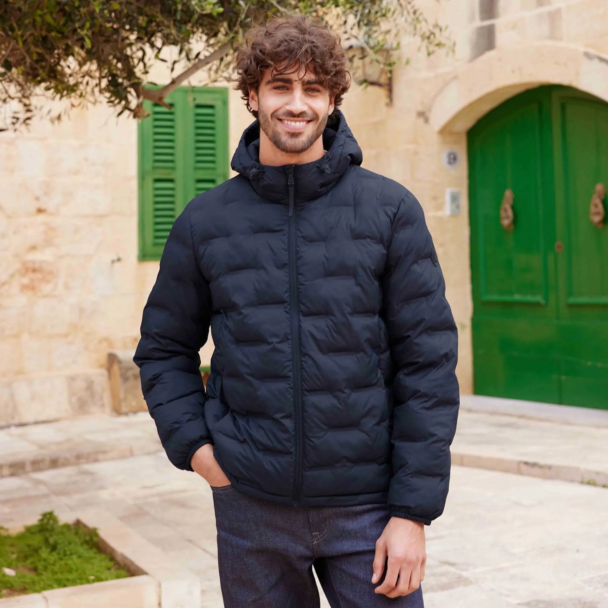Fender Mens Shower Resistant Insulated Jacket - Dark Indigo