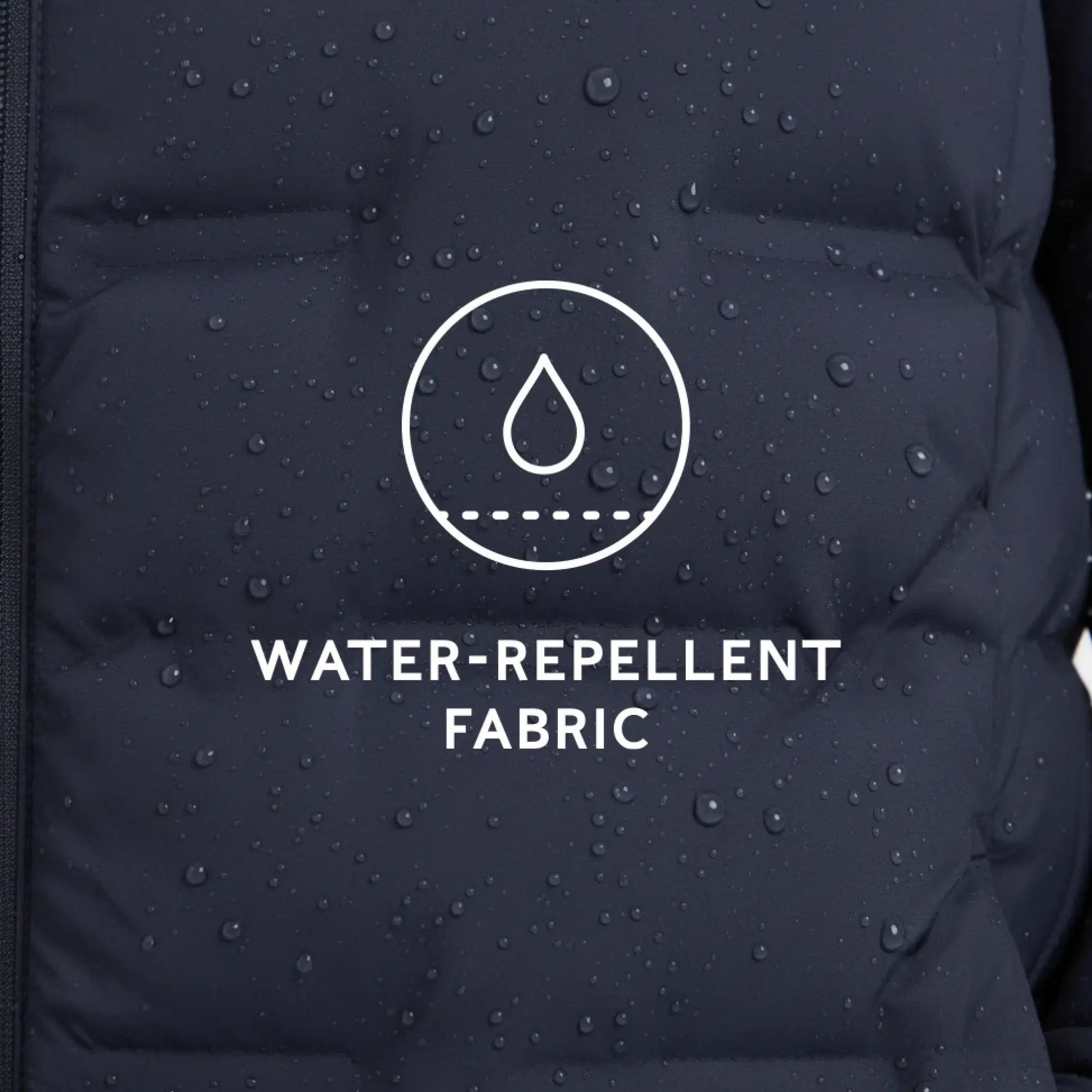 Fender Mens Shower Resistant Insulated Jacket - Dark Indigo