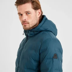 Fender Mens Shower Resistant Insulated Jacket - Petrol Green
