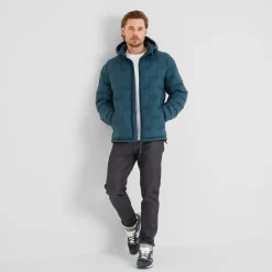 Fender Mens Shower Resistant Insulated Jacket - Petrol Green