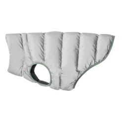 Fetch Padded Dog Coat M - Dark Indigo/Vanilla/Light Forest
