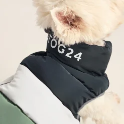 Fetch Padded Dog Coat S - Dark Indigo/Vanilla/Light Forest