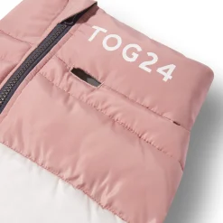 Fetch Padded Dog Coat XL - Faded Pink/Ice Grey/Washed Blue