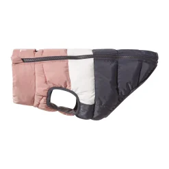Fetch Padded Dog Coat XL - Faded Pink/Ice Grey/Washed Blue