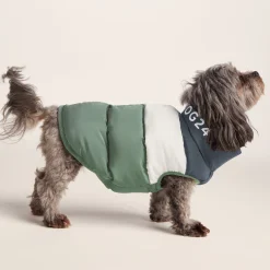 Fetch Padded Dog Coat XS - Dark Indigo/Vanilla/Light Forest