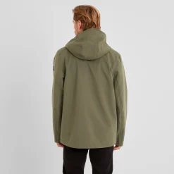 Flynn Mens Waterproof Jacket - Moss Green