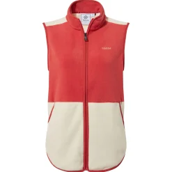Fordley Womens Microfleece Gilet - Cranberry/Vanilla