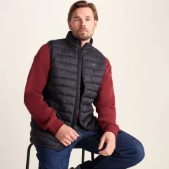 Gibson Mens Insulated Padded Gilet - Black