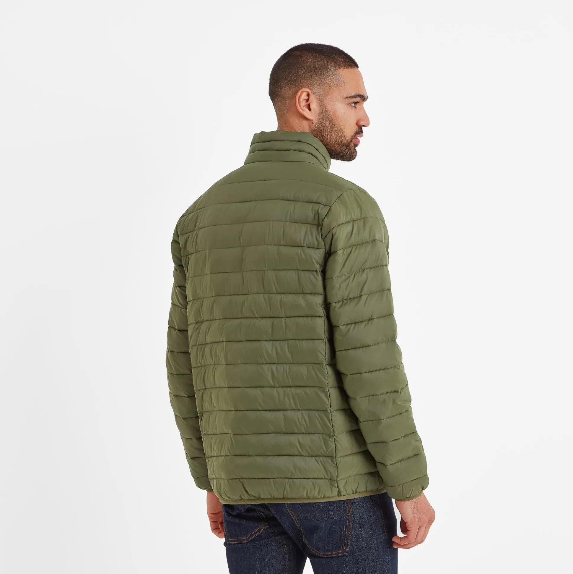 Gibson Mens Insulated Padded Jacket - Khaki