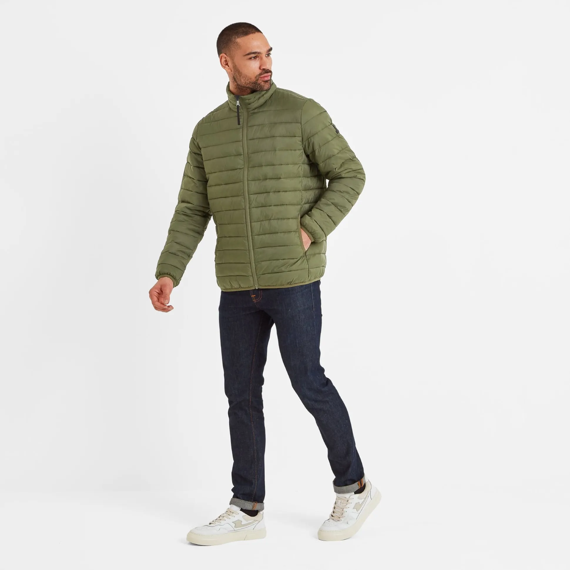 Gibson Mens Insulated Padded Jacket - Khaki