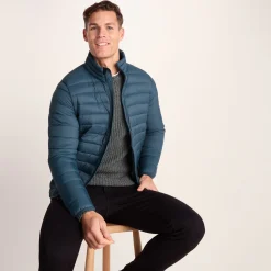Gibson Mens Insulated Padded Jacket - Lagoon Blue