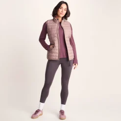 Gibson Womens Insulated Padded Gilet - Faded Pink