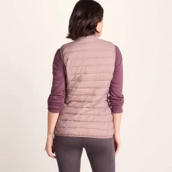 Gibson Womens Insulated Padded Gilet - Faded Pink