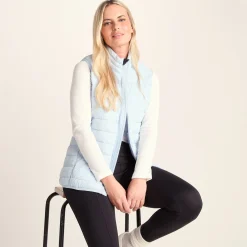 Gibson Womens Insulated Padded Gilet - Ice Blue