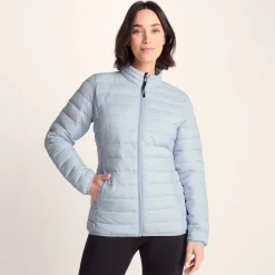 Gibson Womens Insulated Padded Jacket - Ice Blue