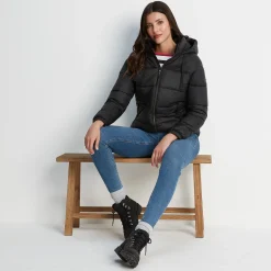 Gilly Womens Short Padded Jacket - Black