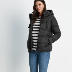 Gilly Womens Short Padded Jacket - Black