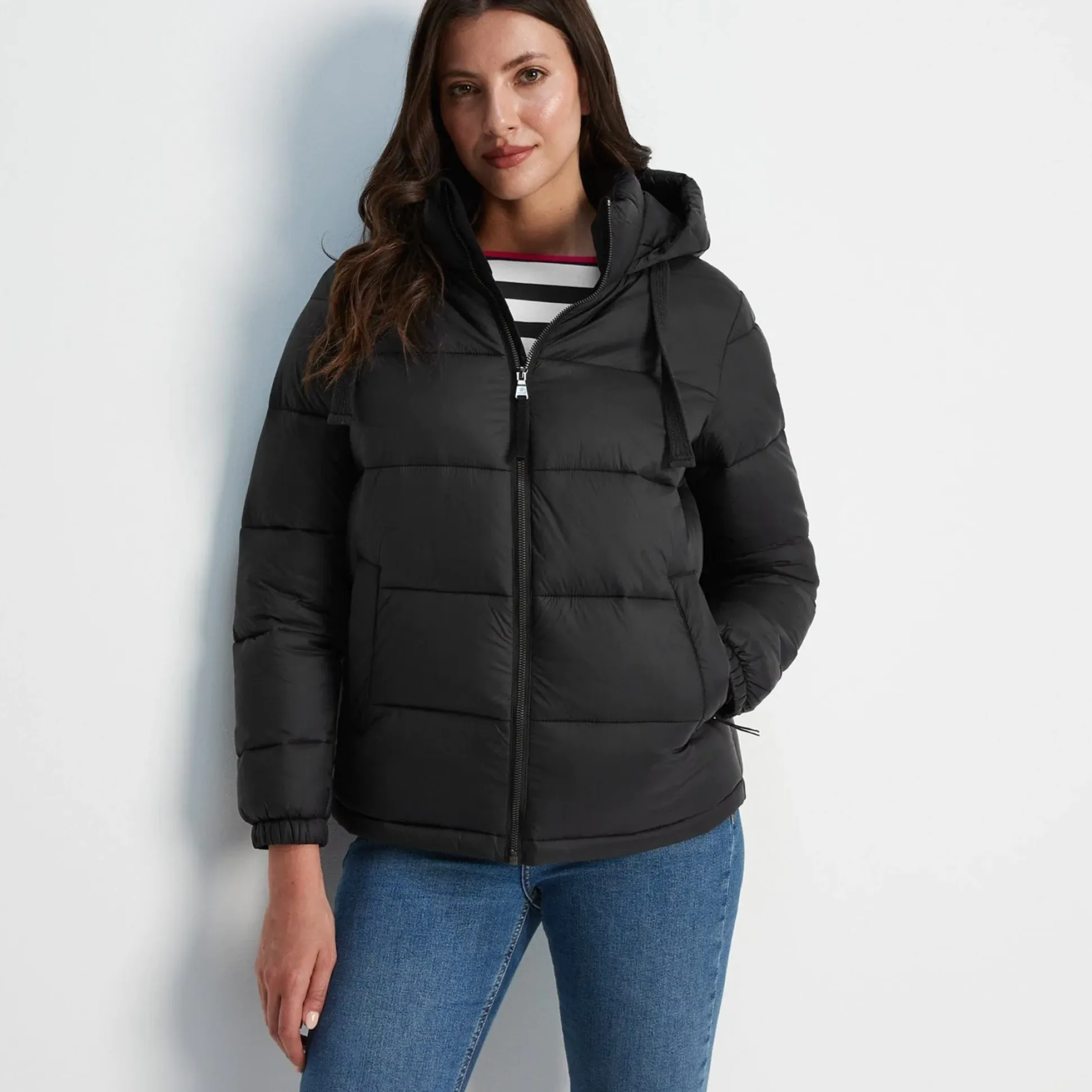 Gilly Womens Short Padded Jacket - Black