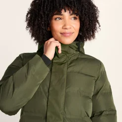 Glaston Womens Shower Resistant Insulated Parka - Dark Green