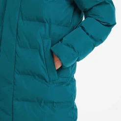 Glaston Womens Shower Resistant Insulated Parka - Deep Teal