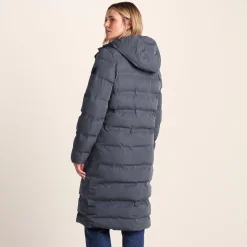 Glaston Womens Shower Resistant Insulated Parka - Washed Blue