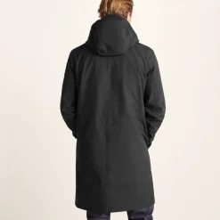Glenton Mens Long Waterproof Jacket - Black