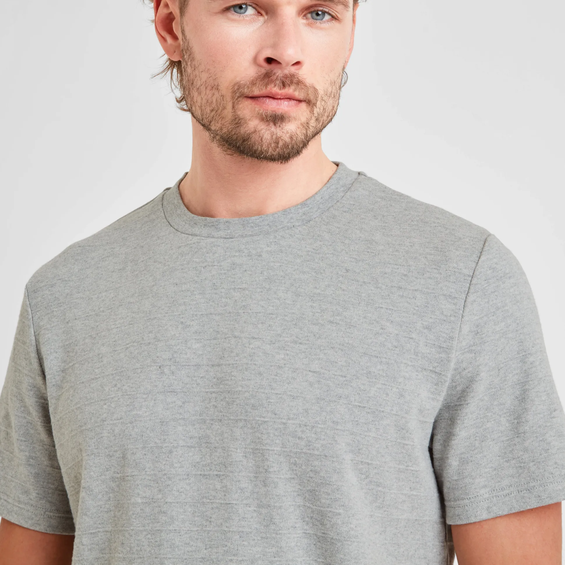 Goodman Mens Supersoft T-Shirt - Light Grey Marl