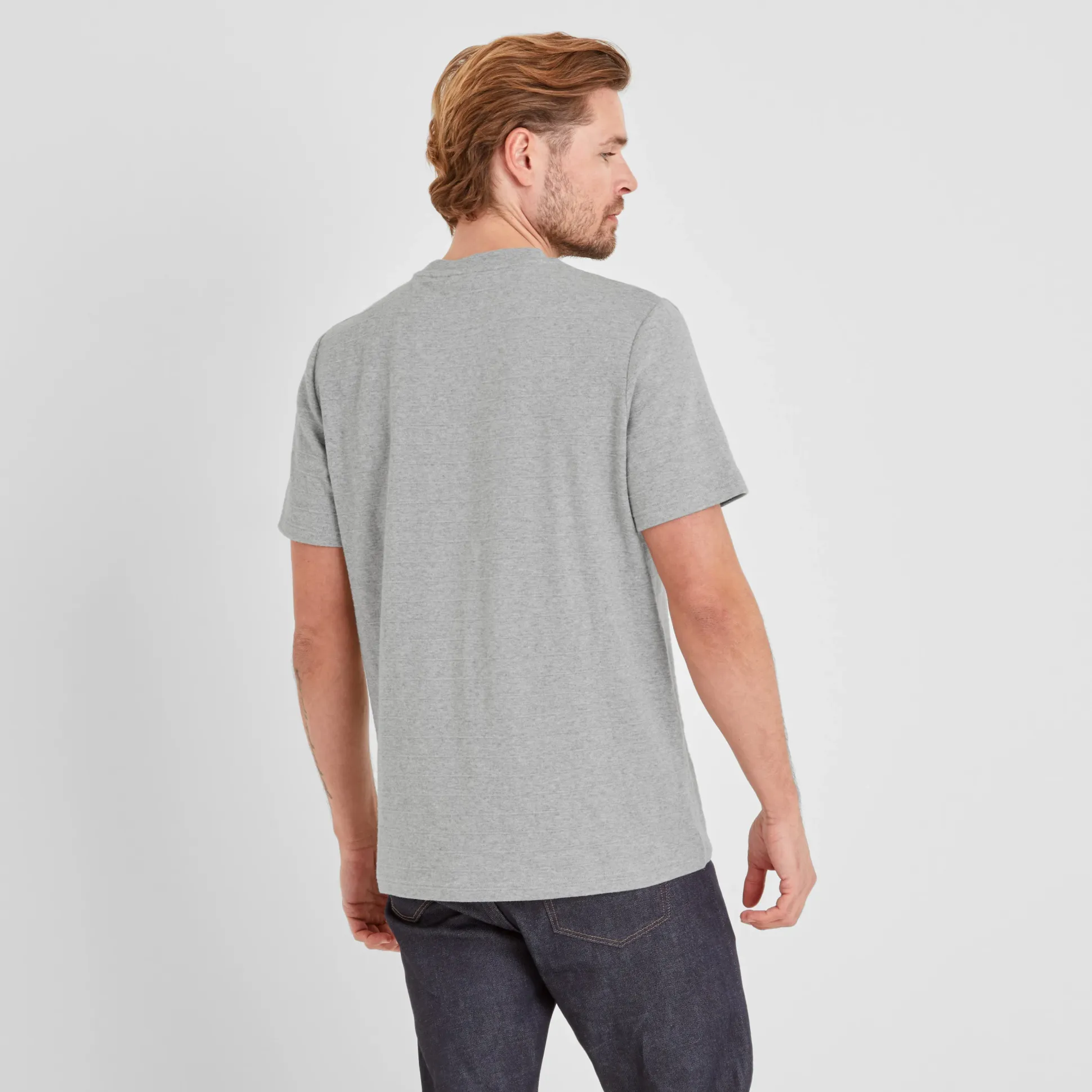 Goodman Mens Supersoft T-Shirt - Light Grey Marl