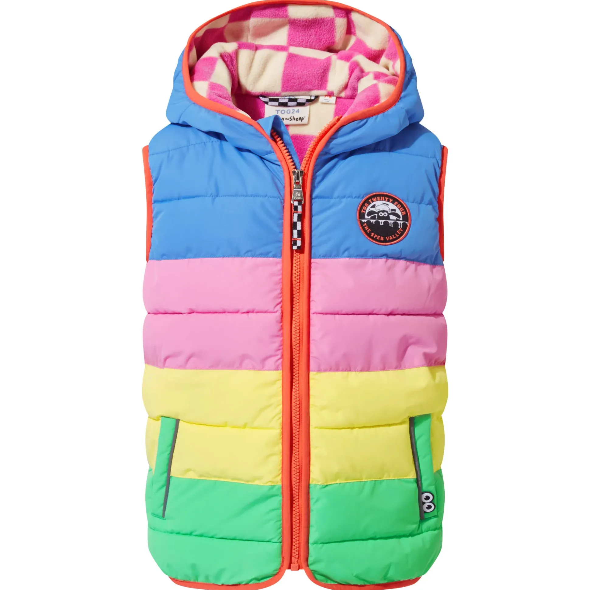 Gotland Kids Shaun the Sheep Gilet - Blueberry