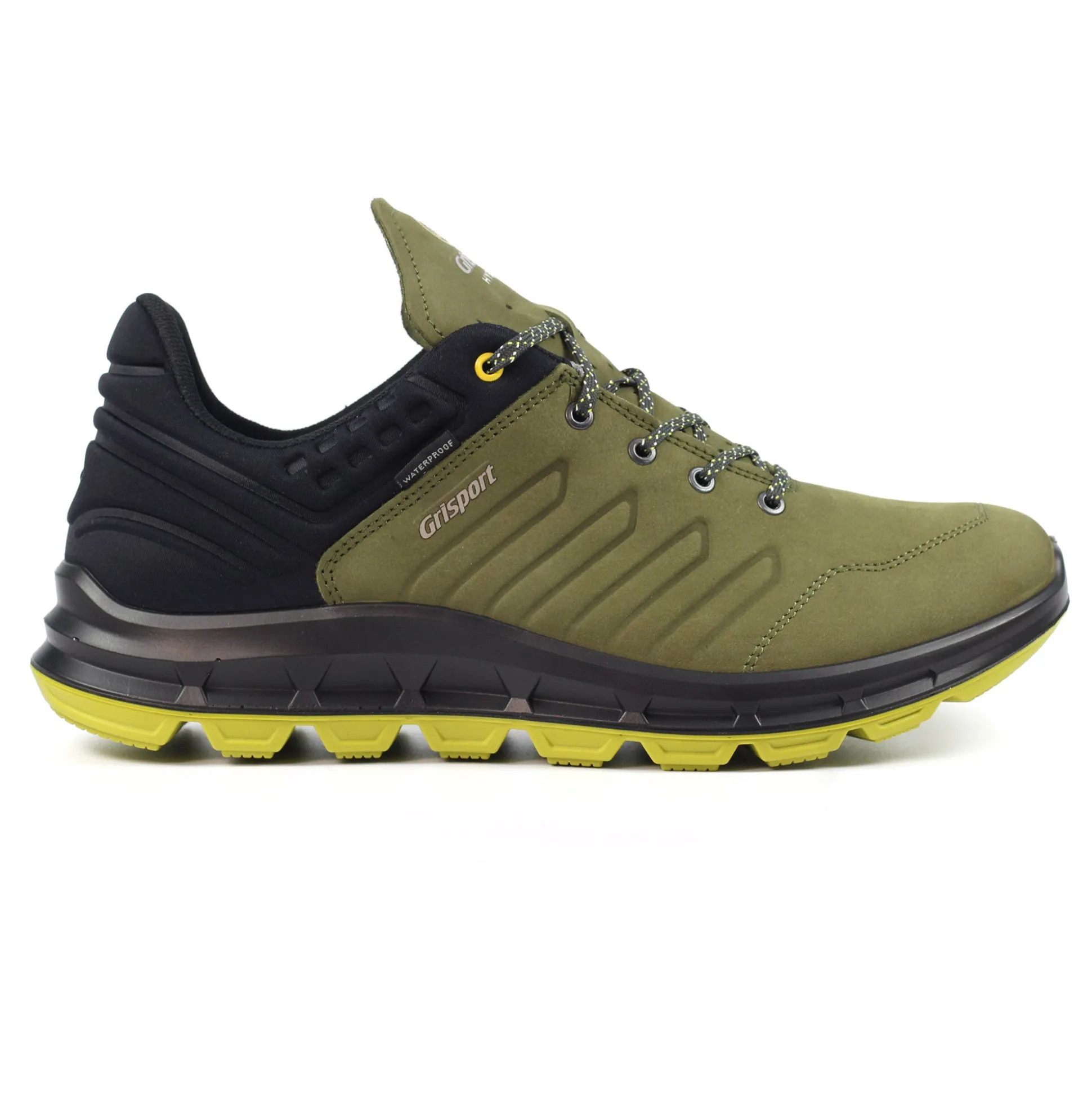 Grisport Motion Waterproof Walking Shoe - Olive