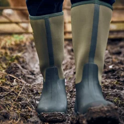 Grubs Boots Frostline Unisex Classic Wellies - Green